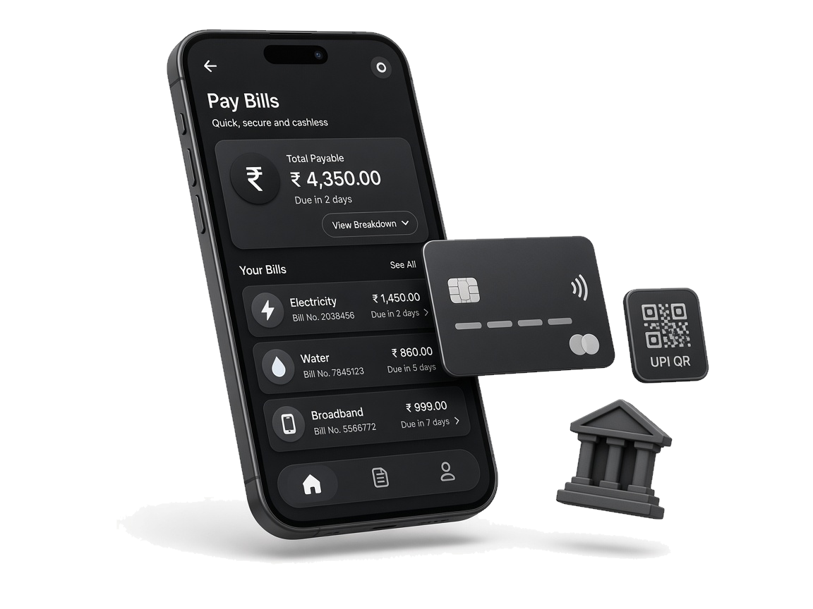 gfinpay digital services — bill payments, transfers, and financial products